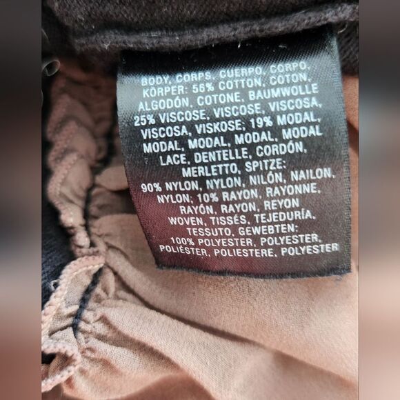 Anthropologie Knitted and Knotted black and lace Cardigan sweater - Size Small - Picture 2 of 8